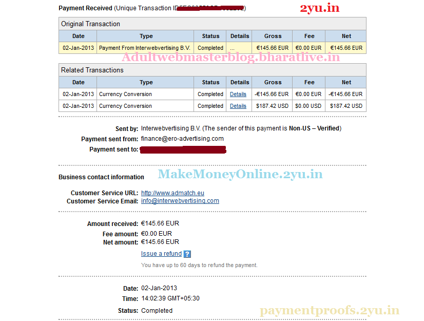 ero-advertising jan 2013 payment proof