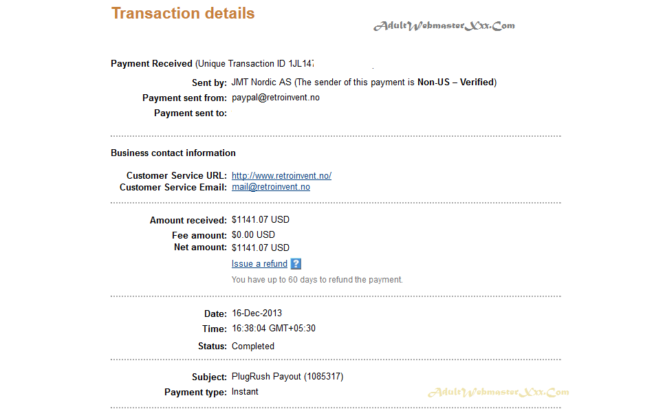 plugrush payment proof jan 2014